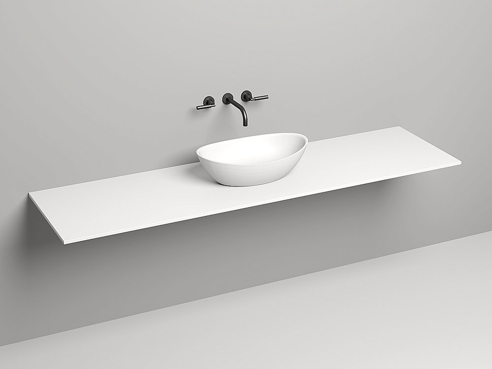 Столешница Salini Costa Plus 200221MRF 150 S-Stone матовая для ванной в интернет-магазине сантехники Sanbest