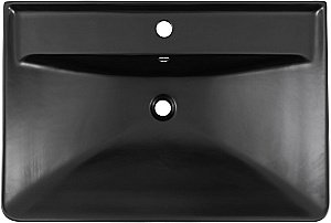 Тумба с раковиной Aquanet Вега 70 344122+329248 белая глянцевая для ванной в интернет-магазине Sanbest