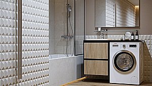 Мебель для ванной Velvex Klaufs 56.60.2Y светлое дерево/черный для ванной в интернет-магазине Sanbest