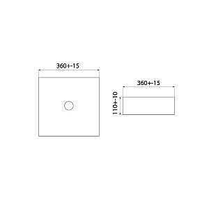 Раковина накладная Iddis Slide SLIWS01i27 белый купить в интернет-магазине Sanbest