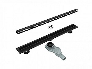 Душевой лоток Esbano Slim 80 SIDE-80MB ESTRSLMSIDE80MB черный матовый купить в интернет-магазине Sanbest