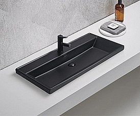 Раковина встраиваемая Gid Bm5510s черная матовая купить в интернет-магазине Sanbest