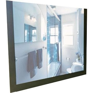 Зеркало Mixline Сура 539944 80 графит в ванную от интернет-магазине сантехники Sanbest