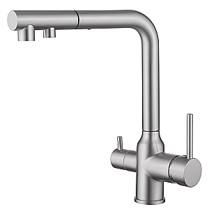 Смеситель для кухни Abber Emotion 316 AF8814SP сатин купить в интернет-магазине сантехники Sanbest