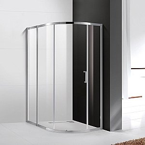 Душевой уголок Cezares Molveno 110x90 MOLVENO-RH-1-110/90-C-Cr-IV стекло прозрачное/профиль хром купить в интернет-магазине Sanbest