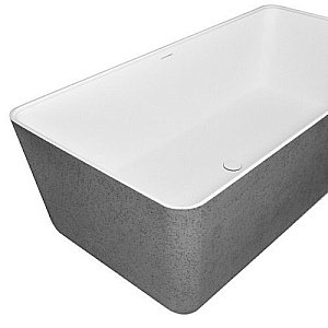 Ванна NT Bagno Victori NT305 165х80 белая матовая, серая купить в интернет-магазине Sanbest