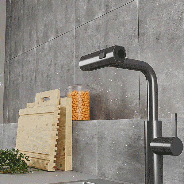 Смеситель для кухни Rush Tinos TI3732-18Grey графит купить в интернет-магазине сантехники Sanbest