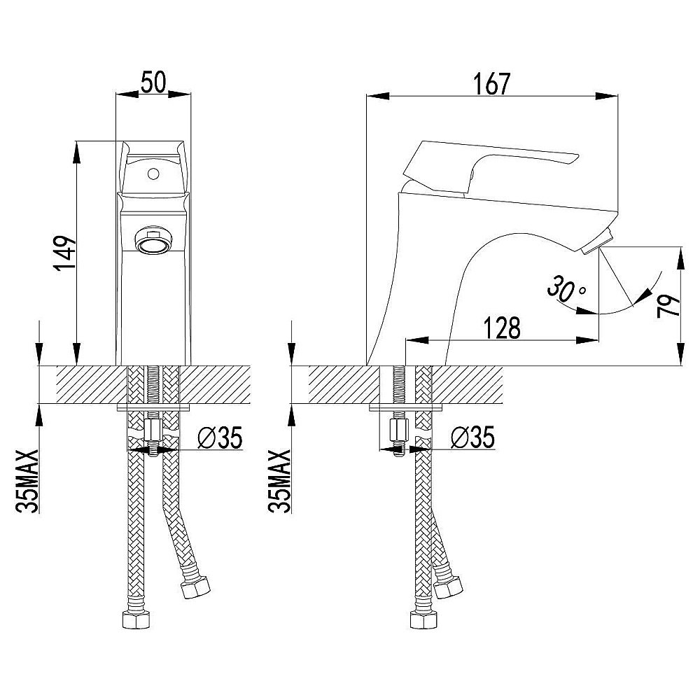 Смеситель для раковины Lemark Unit LM4506C купить в интернет-магазине сантехники Sanbest