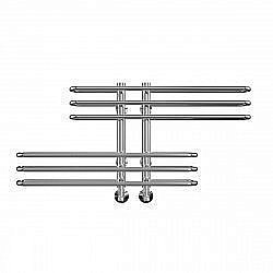 Полотенцесушитель водяной Terminus Диана П6 100x416 купить в интернет-магазине сантехники Sanbest