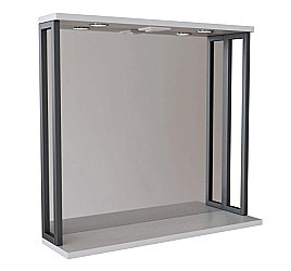 Зеркало Mixline БРУКЛИН 543941 80 белый в ванную от интернет-магазине сантехники Sanbest