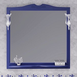 Зеркало-рамка Опадирис Валери 00-00006533 100х100 сапфир в ванную от интернет-магазине сантехники Sanbest