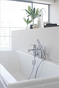 Смеситель для ванны Burlington CTA7  хром купить в интернет-магазине сантехники Sanbest