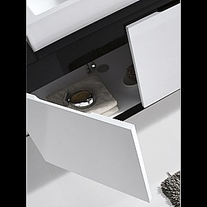 Комплект мебели с зеркалом Orans 60231800 180 белый глянцевый для ванной в интернет-магазине Sanbest