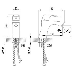 Смеситель для раковины Lemark Unit LM4506C купить в интернет-магазине сантехники Sanbest
