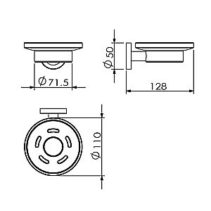 Мыльница Langberger Burano 11015A купить в интернет-магазине сантехники Sanbest