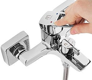 Смеситель для ванны Milardo Atlantic ATLSBC0M02 хром купить в интернет-магазине сантехники Sanbest