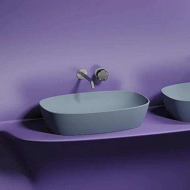 Раковина Ceramica Nova Element 60 CN6049MHL серо-голубая матовая купить в интернет-магазине Sanbest