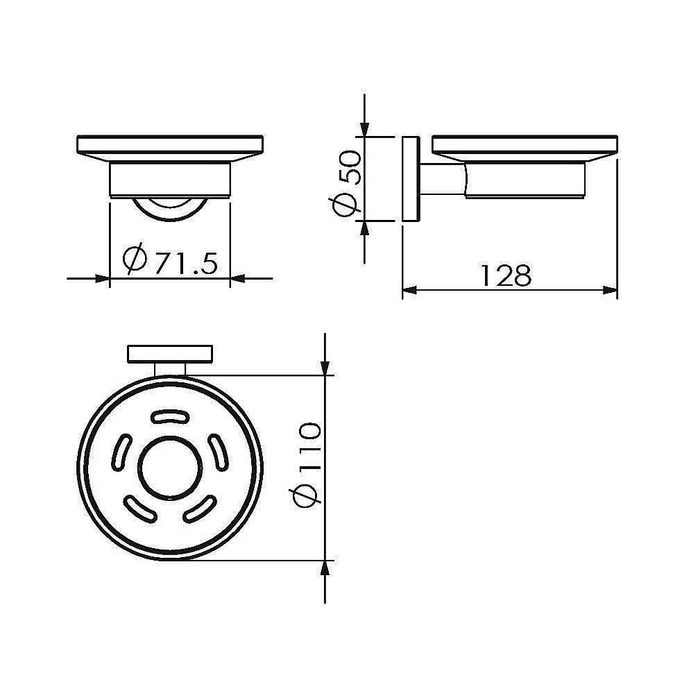 Мыльница Langberger Burano 11015A купить в интернет-магазине сантехники Sanbest