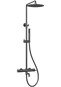 Душевая система Vincea Villa VSFS-1VL1GM вороненая сталь купить в интернет-магазине сантехники Sanbest