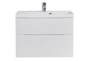 Тумба с раковиной BelBagno MARINO H60-2C-SO-BL-P 90 Bianco Lucido для ванной в интернет-магазине Sanbest