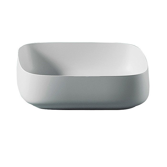Раковина накладная Artceram Cognac Quadro 55 COL008 01 00 Bianco купить в интернет-магазине Sanbest
