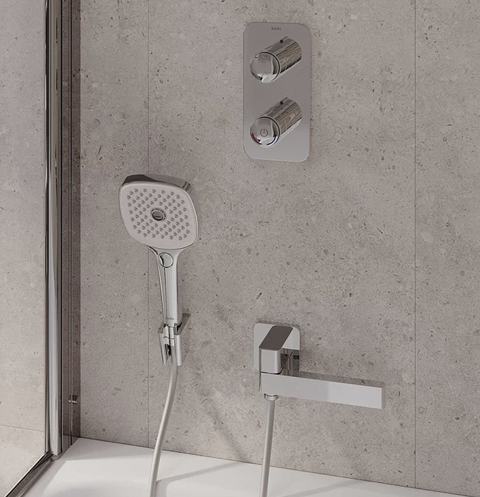 Смеситель для душа Iddis Slide SLISBBTi67 глянцевый хром купить в интернет-магазине сантехники Sanbest