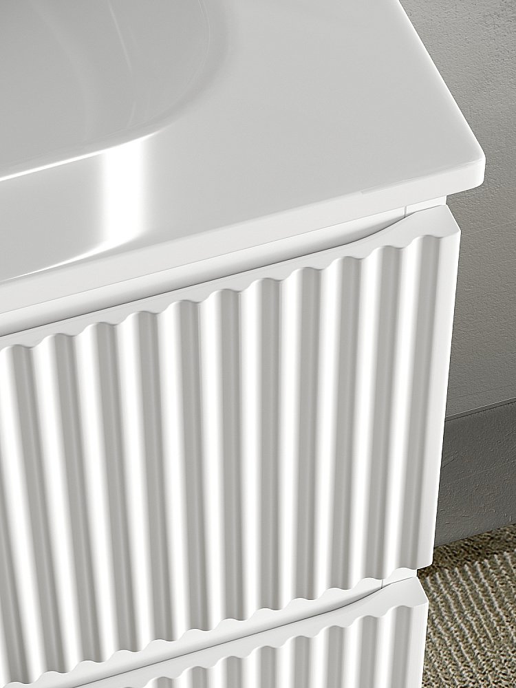 Тумба с раковиной Sancos SNOB R SNR120W Bianco для ванной в интернет-магазине Sanbest