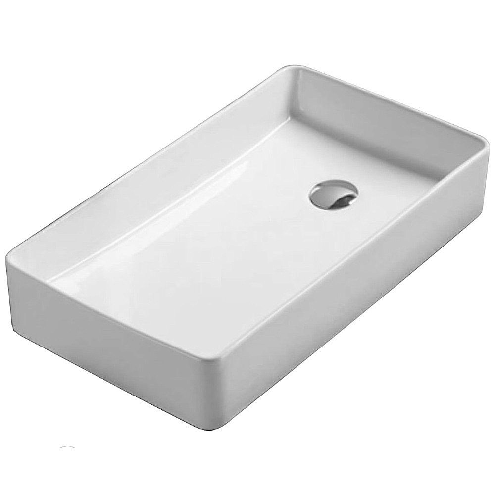 Раковина CeramaLux 78534 белая купить в интернет-магазине Sanbest