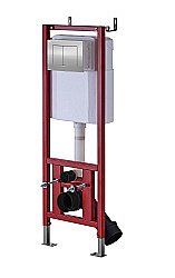 Инсталляция для унитаза D&K DI8140116 кнопка хром купить в интернет-магазине сантехники Sanbest