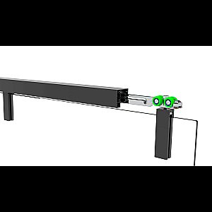 Душевой уголок Black&White Stellar Wind 8988012 80х120 стекло тонированное/профиль черный матовый купить в интернет-магазине Sanbest