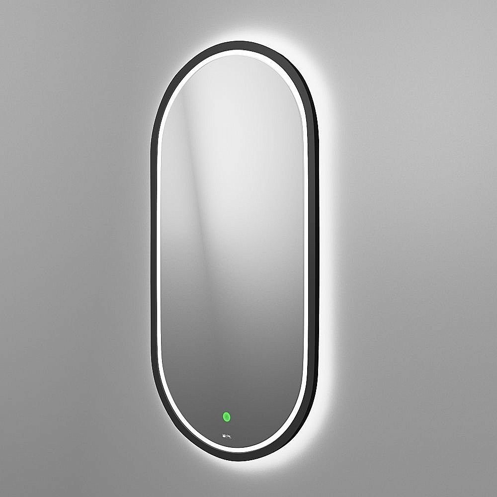 Зеркало LED OWL 1975 LANGAS BLACK OWLM200302 40 в ванную от интернет-магазине сантехники Sanbest