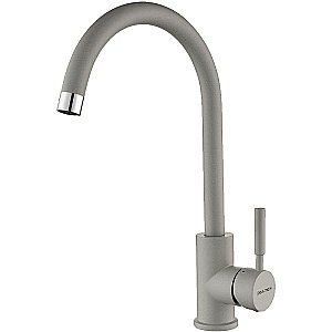 Смеситель для кухни Paulmark Holstein Ho212063-GRS серый дым купить в интернет-магазине сантехники Sanbest