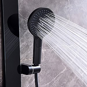 Душевая система Black&White Gravity 9005NMB черная матовая купить в интернет-магазине сантехники Sanbest