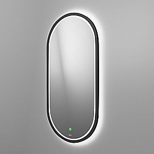 Зеркало LED OWL 1975 LANGAS BLACK OWLM200302 40 в ванную от интернет-магазине сантехники Sanbest