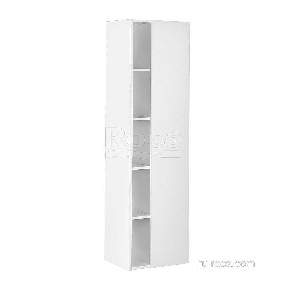 Шкаф - колонна Roca Etna 857303806 белый глянец для ванной в интернет-магазине сантехники Sanbest