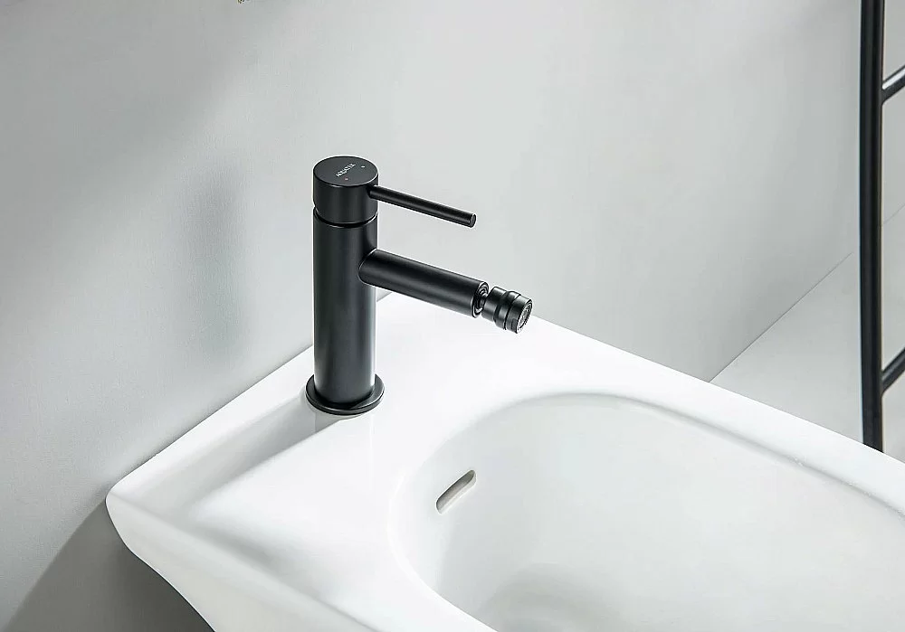 Смеситель для биде Aquatek Европа AQ1318MB черный матовый купить в интернет-магазине сантехники Sanbest