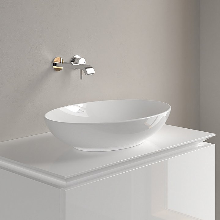 Раковина Villeroy&Boch Loop & Friends 4A470001 альпийский белый купить в интернет-магазине Sanbest