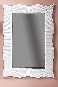 Зеркало Armadi Art SOHO 561 light 70 с подсветкой, белый глянец в ванную от интернет-магазине сантехники Sanbest