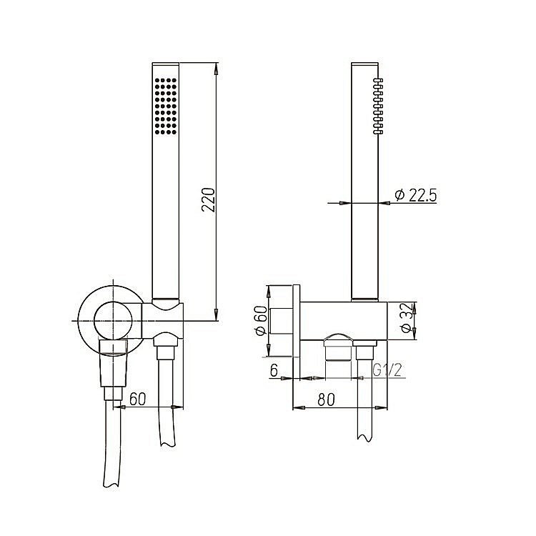 Душевая система PAINI Cox 78PZSET36911SHBATH черная матовая купить в интернет-магазине сантехники Sanbest