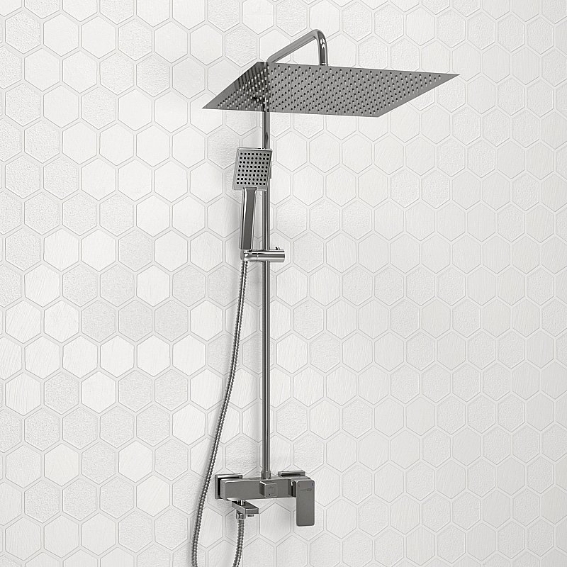 Душевая система WasserKraft A177.119.141.010.CH хром купить в интернет-магазине сантехники Sanbest