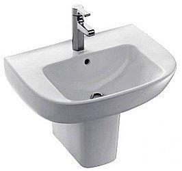 Раковина с полупьедесталом Jacob Delafon ODEON UP 60 E4700-00/18566W-00 белая купить в интернет-магазине Sanbest