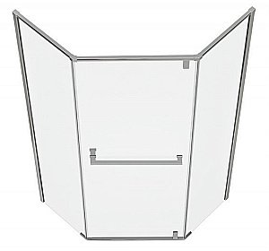 Душевой уголок Bravat STREAM BS090.6112S 90х90 стекло прозрачное/профиль хром купить в интернет-магазине Sanbest