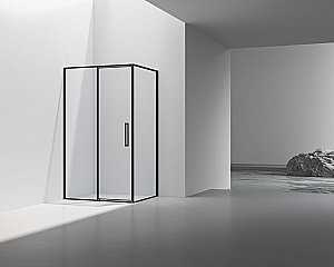 Душевой уголок Vincea Slim VSR-4SLP9012CLB 120х90 стекло прозрачное/профиль черный купить в интернет-магазине Sanbest