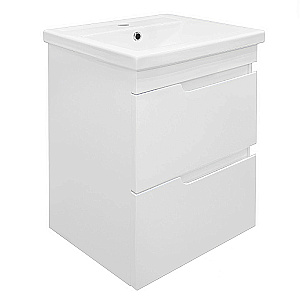 Тумба с раковиной Azario KANTRI 50/2 CS00097246 белая для ванной в интернет-магазине Sanbest