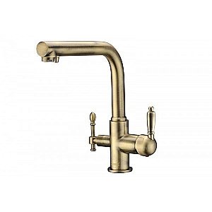 Смеситель для кухни Zorg Sanitary ZR 313 YF-33 BR Бронза купить в интернет-магазине сантехники Sanbest