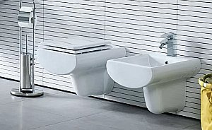 Унитаз подвесной Creavit Slim SM320.00100 белый купить в интернет-магазине Sanbest