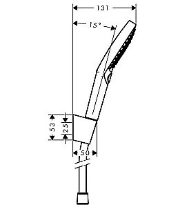 Душевая гарнитура Hansgrohe Raindance Select S 120 3jet 26701000 купить в интернет-магазине сантехники Sanbest