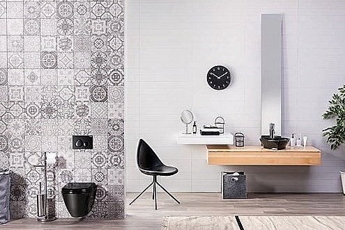 Унитаз подвесной Creavit SINGLE TP325.B0000 чёрный, безободковый, с функцией биде купить в интернет-магазине Sanbest