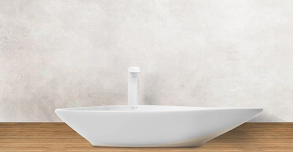 Раковина накладная WeltWasser WW ELBACH 1043 65,5 белая купить в интернет-магазине Sanbest