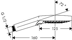 Душевая лейка Hansgrohe Raindance Select S 120 3jet 26530400 купить в интернет-магазине сантехники Sanbest